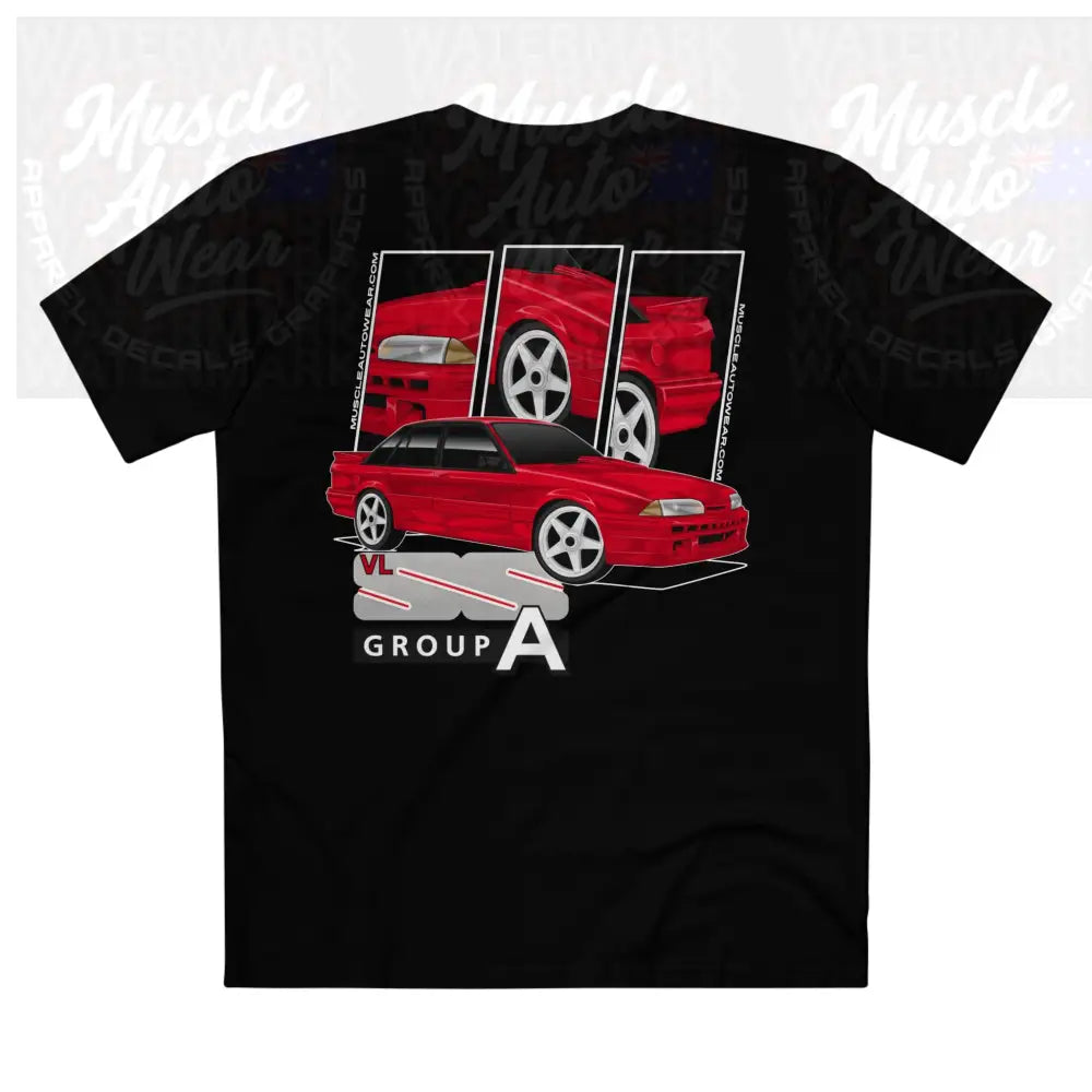HOLDEN VL SS HDT GROUP A PETER BROCK COMMODORE HDT Black / XS T Shirt