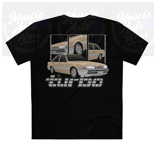 HOLDEN VL TURBO PREMIUM T SHIRT AS COLOR,MUSCLE CAR Black / XS T Shirt
