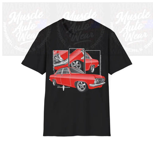 HR HOLDEN MUSCLE CAR FRONT PRINT.AUSSIE MUSCLE CAR Black / S T Shirt