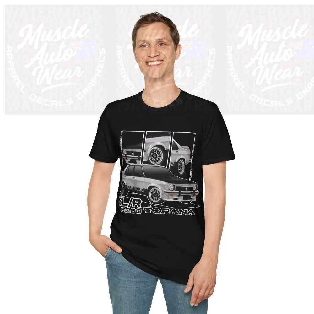 TORANA SLR 5000 MUSCLE CAR FRONT PRINT.AUSSIE MUSCLE CAR T SHIRT T Shirt