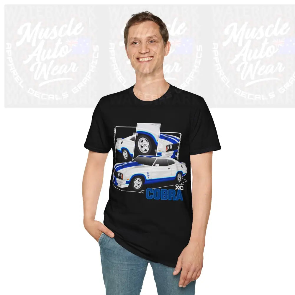 XC COBRA MUSCLE CAR FRONT PRINT.AUSSIE MUSCLE CAR T SHIRT T Shirt